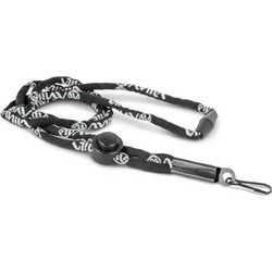 Κορδόνι Ασφαλείας Σφυρίχτρας Μαύρο (Whistle Lanyard) Amila (44066)