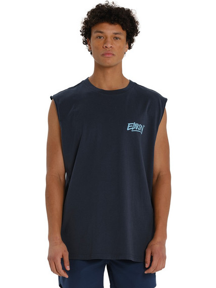 Emerson Men's Tank Top (261.EM37.24-Dusky Blue) - Μπλέ