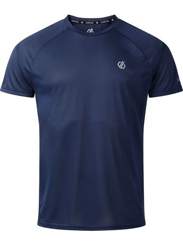 Ανδρικό T-shirt Dare2b Accelerate Tee Navy - Q-Wic, Quick-Dry, Χρώμα: Navy