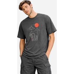 Firefly Ανδρικό T-shirt Tree - Loose Fit Γκρι