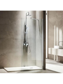 ΤΕΜΑ - ΣΤΑΘΕΡΑ ΠΑΝΕΛ ΝΤΟΥΖΙΕΡΑΣ WALK-IN PROFIL CHROME WAS 50x185
