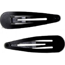 Ro Accessories Κλικ κλακ μαλλιών 3 cm Μαύρο 12-0105