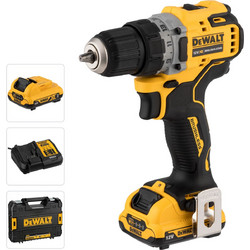 DeWALT DCD701D2 Δραπανοκατσάβιδο Μπαταρίας 12V 2x2Ah
