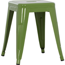 ΣΚΑΜΠΟ ΜΕΤΑΛΛΙΚΟ MELITA HM0096.53 ΣΕ LIGHT OLIVE GREEN ΧΡΩΜΑ 37x37x45Υεκ