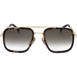 David Beckham DB7002/S 06J/9K Ανδρικά Γυαλιά Ηλίου Τετράγωνα Κοκάλινα Καφέ με Γκρι Degradee Φακό