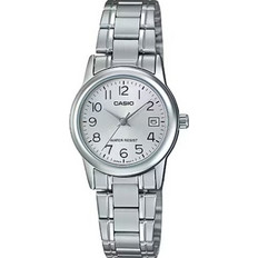 Casio Γυναικείο Ρολόι με Ασημί Μεταλλικό Μπρασελέ LTP-V002D-7B Casio Γυναικείο Ρολόι με Ασημί Μεταλλικό Μπρασελέ LTP-V002D-7B