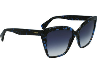 Lanvin LNV617S 425 Γυαλιά Ηλίου Πεταλούδα Κοκάλινα Μαύρα με Μαύρο Φακό