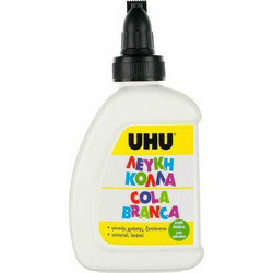 UHU Υγρή Κόλλα White Glue για Χειροτεχνίες 125ml Χωρίς Διαλύτες 34745