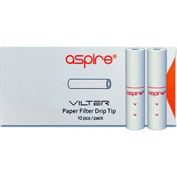 Aspire Vilter White Filter Tips 10pcs