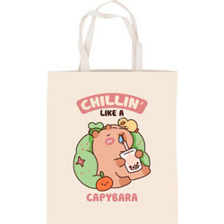 Capybara Chillin shopping bag