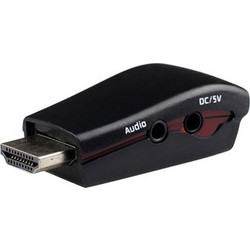 Powertech POWERTECH αντάπτορας HDMI 19pin σε VGA CAB-H076, audio jack, USB power