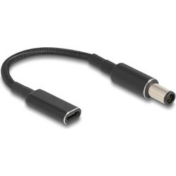 Powertech POWERTECH καλώδιο τροφοδοσίας CAB-UC074, USB-C σε HP 7.4x5.0mm, μαύρο