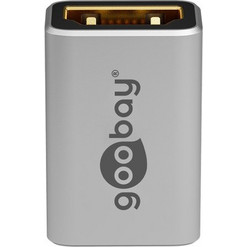GOOBAY GOOBAY αντάπτορας HDMI 72008, Ethernet, 8K/60Hz, 4K/120Hz, 48 Gbps, γκρι