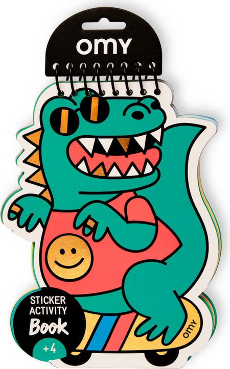 OMY. Βιβλίο δραστηριοτήτων με αυτοκόλλητα Dino