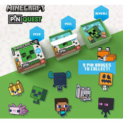 MINECRAFT - Pin Quest - Display (36pcs)