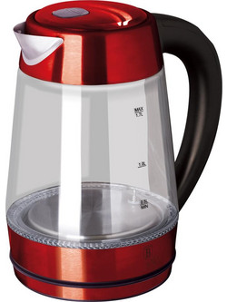 Berlinger Haus Max Burgundy Edition BH-9128 Γυάλινος Βραστήρας 1.7lt 2200W