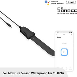GloboStar 80059 SONOFF MS01 - Smart Soil Moisture Sensor TH Sensor for TH10 & TH16 Models
