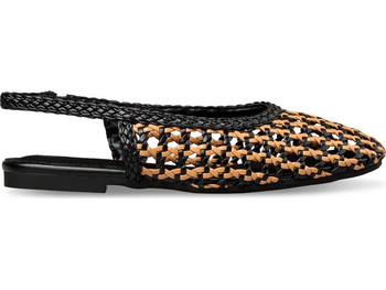 Γυναικεία Slingback Ballet Flats Envie E96-23338-34 ΜΑΥΡΟ