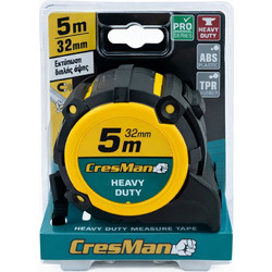 Μέτρο μαγνητικό βαρέως τύπου Cresman 10mX32mm