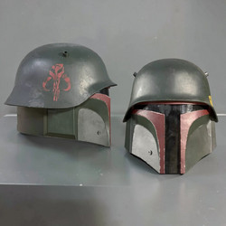 Φιγούρα Cosplay WW2 Boba Fett Helmet 3D εκτυπωμένη