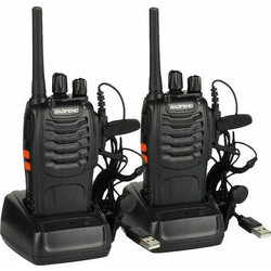 Baofeng BF-88E Walkie Talkie Set 10km Ζευγάρι Ασύρματων Δεκτών