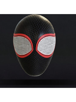 Φιγούρα Cosplay Miles Morales Mask and Face Shell Wearable 3D εκτυπωμένη
