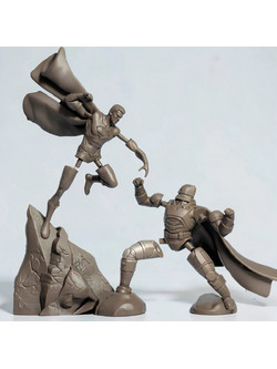 Φιγούρα Batman VS Superman from DC 3D Model 3D εκτυπωμένη