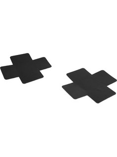 Ophelia's Dream Lingerie- Cross shaped black nipple covers- 10RT-014
