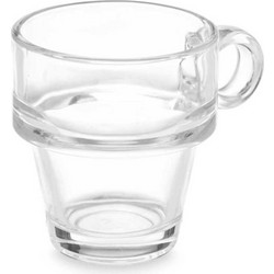 Κούπα γυάλινη 90ml/8x6x6,5cm