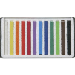 HARD PASTEL CRETACOLOR 12 ΧΡΩΜΑΤΩΝ (7 Χ 7Μ, ΜΗΚΟΣ 72ΜΜ) ΣΕ ΧΑΡΤΙΝΟ ΚΟΥΤΙ