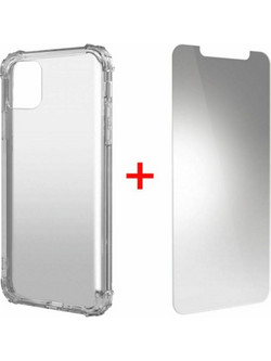 Θήκη Shockproof TPU 1.2m Drop Test Energizer με Τζαμάκι Προστασίας για Apple iPhone 11 Διάφανη