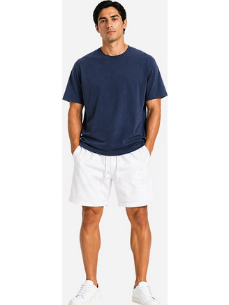 energetics Ανδρικό T-shirt Back Seam Oversize Μπλε