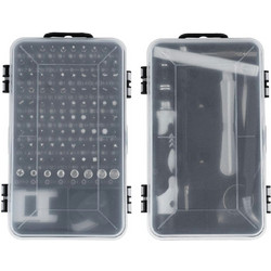 GloboStar(R) 79996 Επαγγελματικό Mini Σετ Εργαλείων 115 Εξαρτημάτων σε 1 DIY Tool Kit - Για Επισκευές iPhone,Samsung κλπ Κινητά Τηλέφωνα - PC - Laptop - Xbox - Ρολογιών - Οπτικά - Γυαλιά και Γενικών Μ