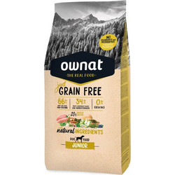 Ownat The Real Food Junior Just Grain Free with Chicken 14kg