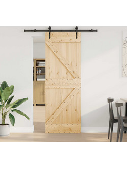 vidaXL Πόρτα Εσωτερική Συρόμενη Ξύλινη 70x210cm 3445239