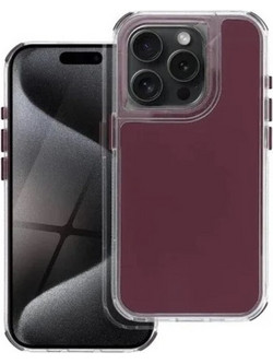 Forcell iPhone 16 Pro Matrix Θήκη Σιλικόνης - Bordeaux