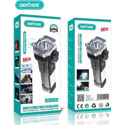 Aerbes AB-Z1193 Επαναφορτιζόμενος Φακός Led Αδιάβροχος IP44