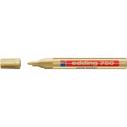 Edding 750 Ανεξίτηλος Μαρκαδόρος Gold 4mm 01.750/53-Γαλ