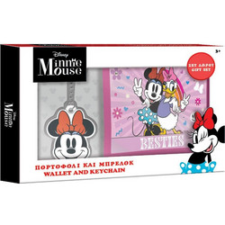 Πορτοφόλι Με Μπρελόκ Σετ Δώρου Minnie Mouse - 000564205