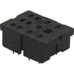 ΒΑΣΗ PCB 2P ΓΙΑ RELAY ΜΕΣΑΙΟ ΜΑΥΡΗ PT78602 TYC