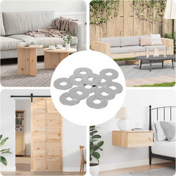 vidaXL Βίδες 33962 pcs Ασημί Σίδερο
