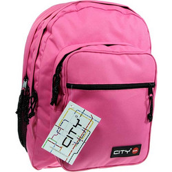 Lyc Sac City Bubblegum Σχολική Τσάντα Πλάτης Γυμνασίου - Λυκείου Ροζ 96135