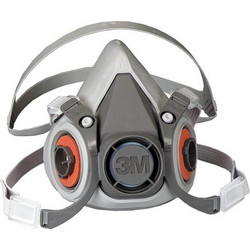 3M Μάσκα Μισού Προσώπου χωρίς Φίλτρα 6200 Medium Γκρι 6200
