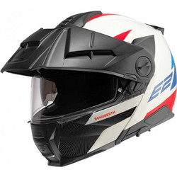 Schuberth E2 Defender White Κράνος Μηχανής Flip-Up