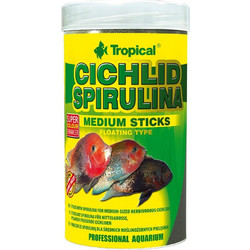 Tropical Cichlid Spirulina Medium Sticks 250ml