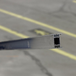 Προφίλ αλουμινίου Η2216 μήκους 3600mm για εφαρμογές φωτοβολταϊκών και κατασκευών - 165-90406