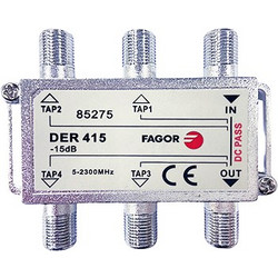 Fagor Tap-off 15dB 4 εξόδων DER 415