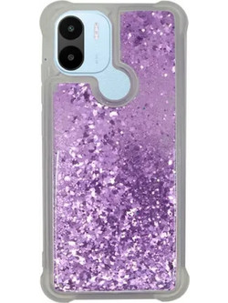 Vivid Liquid Glitter Back Cover Purple (Xiaomi Redmi A2)