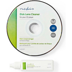 NEDIS CLDK100TP Κιτ καθαρισμού κεφαλής CD player και υγρό 20ml. - NEDIS