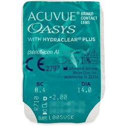 Acuvue Oasys Εβδομαδιαίοι Φακοί Επαφής 1τμχ